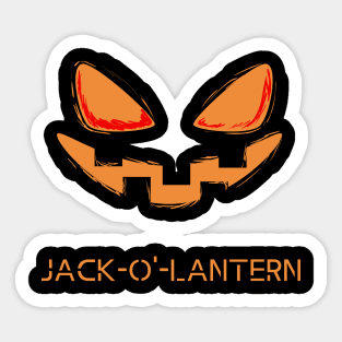 Jack-O'-Lantern Sticker